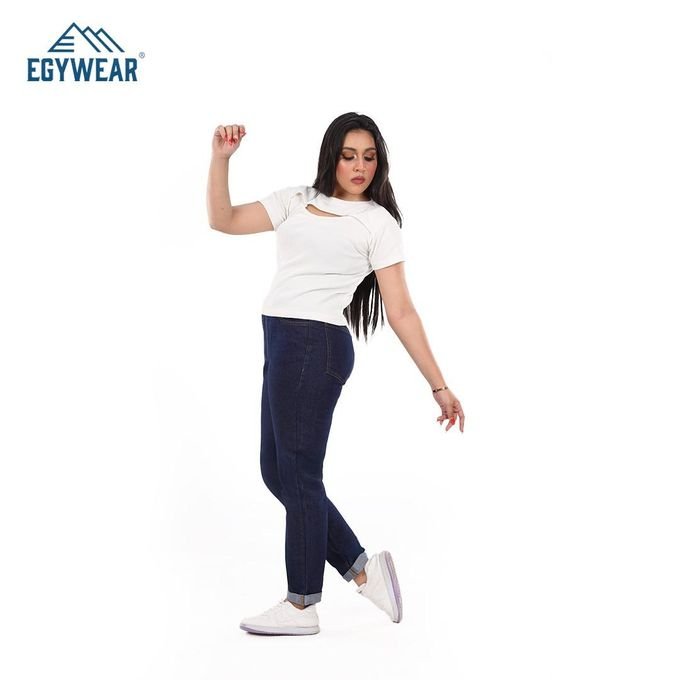 بنطال جينز نسائي بقصة ضيقة (Slim Fit) - الصورة 2