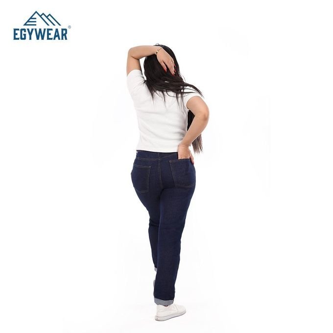 بنطال جينز نسائي بقصة ضيقة (Slim Fit) - الصورة 3
